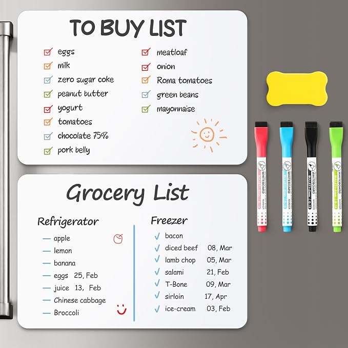 2 Pack Magnetic Dry Erase Board Sheet - Image 8