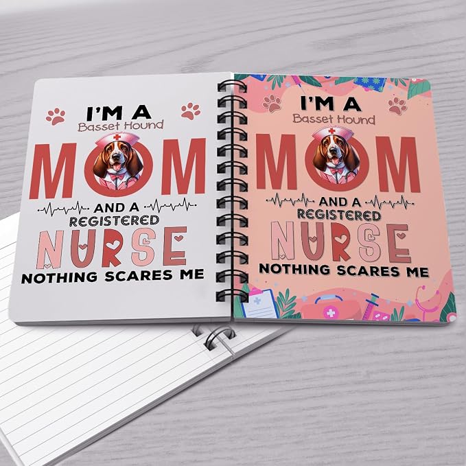 Ninety3POD I'm a Basset Hound Mom and a Registered Nurse Nothing Scares Me - Image 4