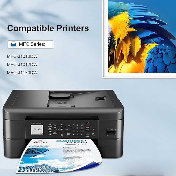 LC401XL Ink Cartridges for Brother Printer Compatible for LC401 Replacement for Brother LC401 Ink Cartridges LC401XL High Yield to use with MFC-J1010DW MFC-J1012DW MFC-J1170DW Printer (4 Pack, XL)-DeskLoop Office