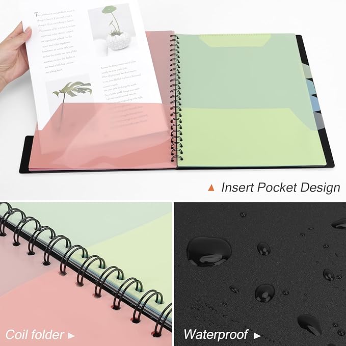 Uquelic Clipboard with Folder Organizer, 12 Pockets Project Organizer - Image 6