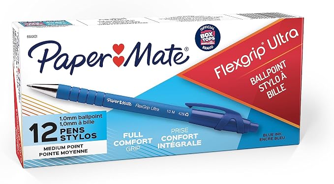 Paper Mate FlexGrip Ultra Retractable Ballpoint Pens, Medium Point, Teacher - Image 6