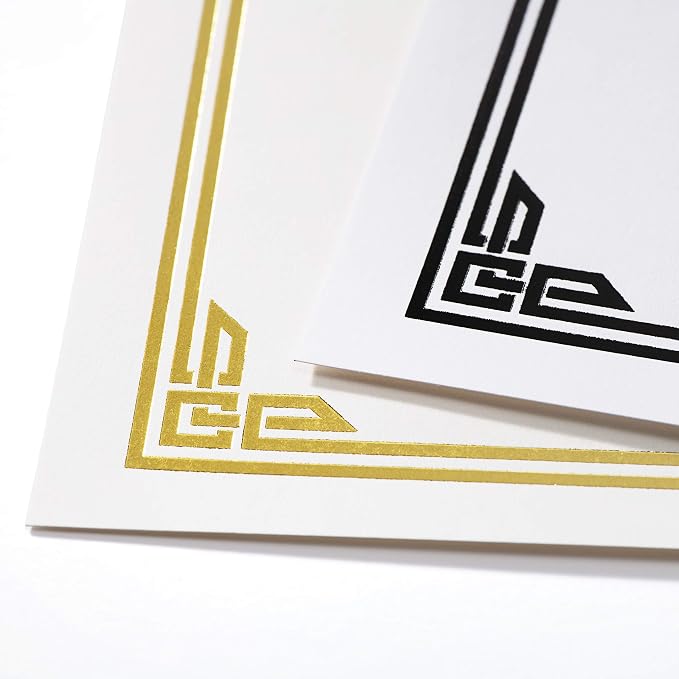 PaperDirect Black on White Classic Specialty Certificates, 8½ x11, Foil Accents - Image 3