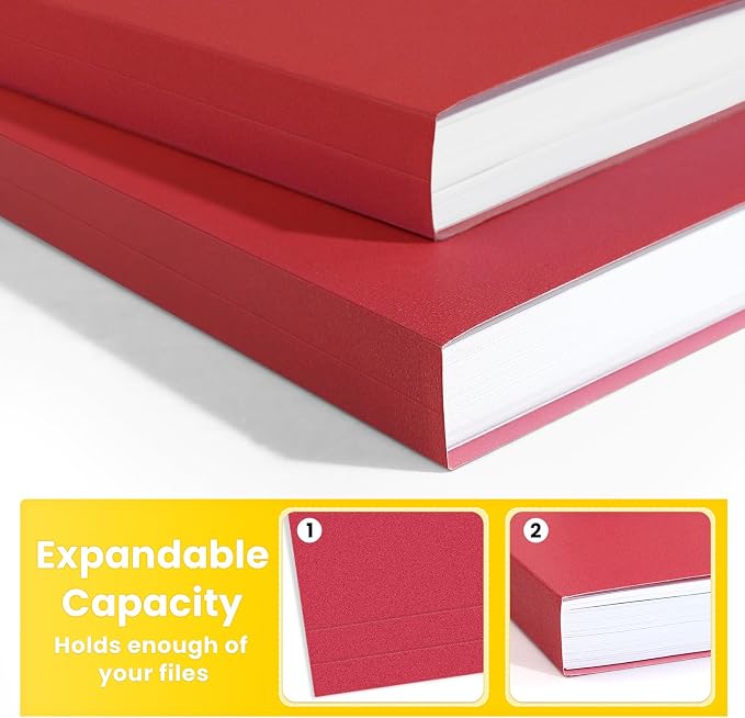 SUNEE File Folders, 18 Pack Manilla Folders 8.5 x 11, Colored File Folders Home - Image 4