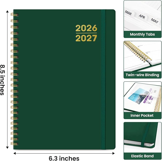 Planner 2026-2027 for Women & Men, Academic Monthly and Weekly Calendar Planner - Image 4
