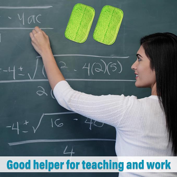 2 Packs Chalkboard Eraser Washable Microfiber Cleaning Tool | OSOPOLA 2Pack - Image 5