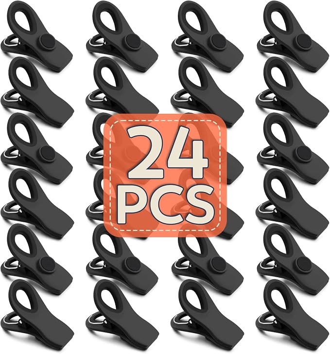 FINDMAG 24 Pack Chip Clips Bag Clips, Chip Clip by FINDMAG