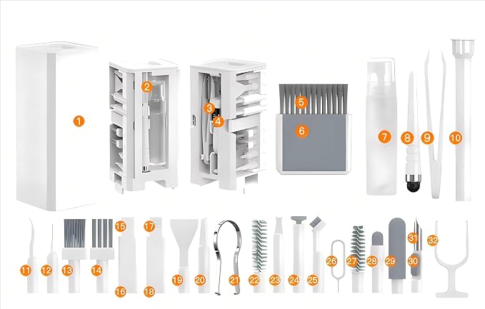 32-in-1 Multi-Functional Cleaning Kit - Image 4