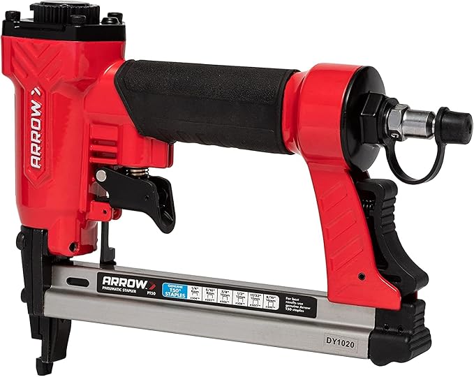 Arrow PT50 Oil-Free Pneumatic Staple Gun, Professional Heavy-Duty Stapler - Image 11