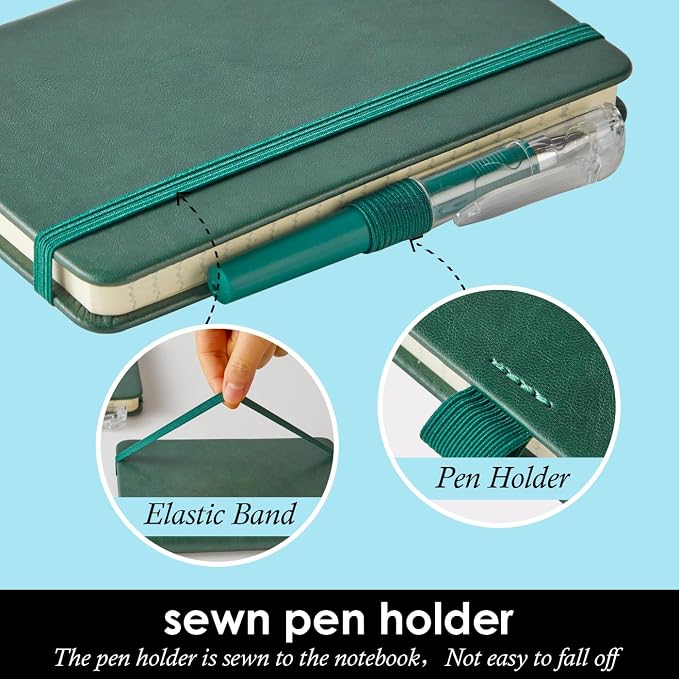NIRMIRO Small Notebook Journals, 3 Pack Mini Pocket Note pads - Image 2