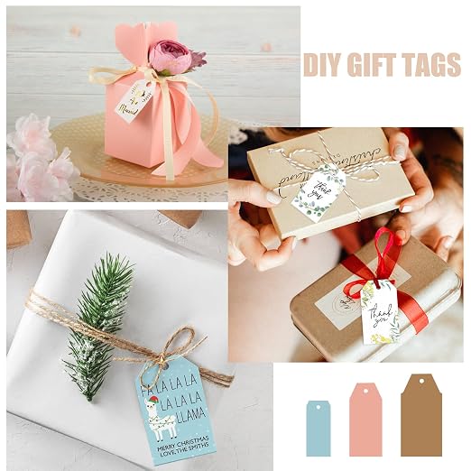 Paper Craft Tag Punch, 2 or 2.5 Inch Gift Tag Paper Punches - Image 6