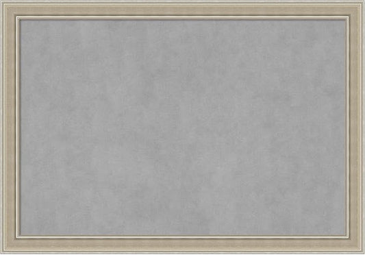 Amanti Art Silver Framed Magnetic Board 28x40 Large Vision Board by AmantiArt