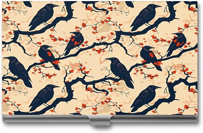 haigof Crow Business Card Holder Business Card Case Metal Business Card by Unknown