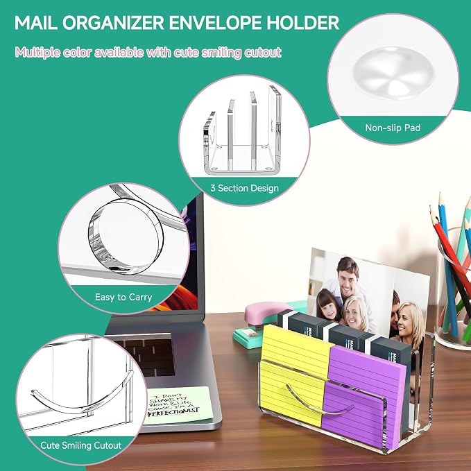 Mail Organizer Envelope Holder - Image 4