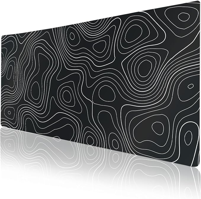 Colorful Star Large Mouse Pad, Waterproof Faux Leather Big Gaming Mousepad - Image 7