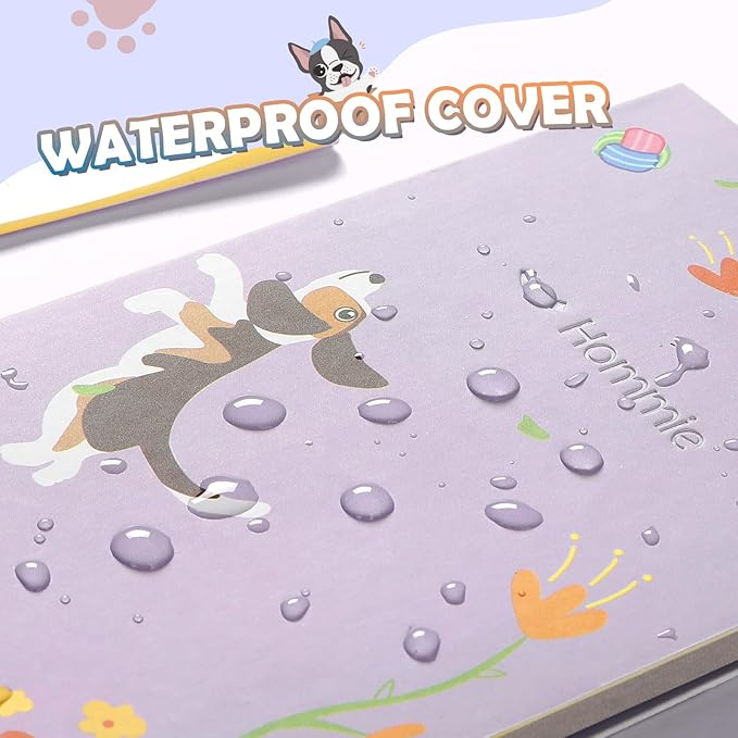 Hommie Cute Sticky Notes, Dog Sticky Notes Set Planner Dividers Self-Stick Notes Pads Animal Divider Tabs Bundle Writing Memo for Dog Lovers Home Office School Supplies-DeskLoop Office