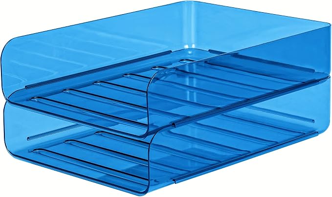 CiWiVOKi 2 Pack Stackable Paper Tray File Organizer by CiWiVOKi