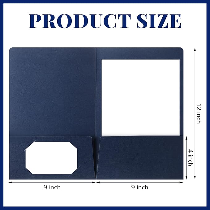 Affrolling 50 Pack 9 x 12 Inch Welcome Pocket Folders Church Visitor Welcome - Image 2