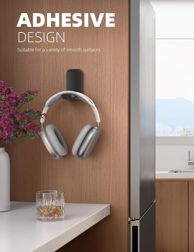 Lamicall Headphone Stand, Sticky Headset Hanger - Image 3