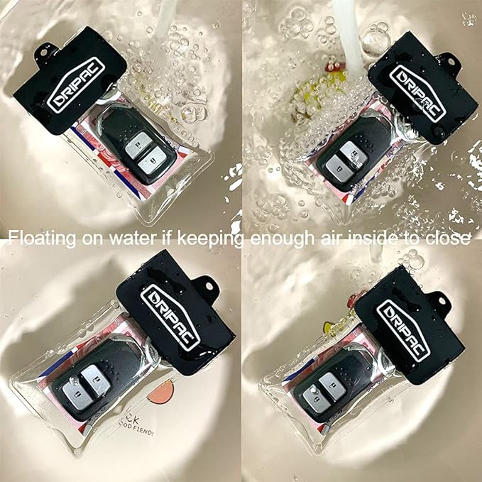 DRIPAC Waterproof Car Key FOB Case Waterproof Wallet Waterproof Holder Pouch - Image 4