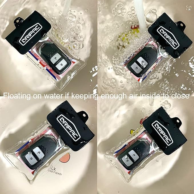 DRIPAC Waterproof Car Key FOB Case Waterproof Wallet Waterproof Holder Pouch - Image 5