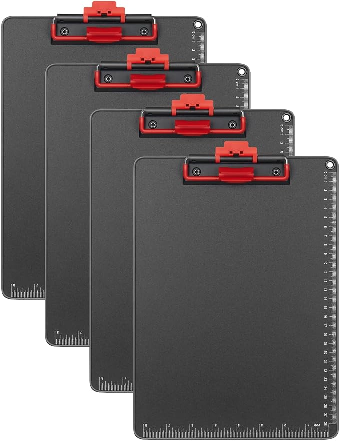 Clipboard with Pen Holder, Aluminum Frame & 2-in-1 Upgraded Clip, A4 Size 12.5 by WelcometoZORVIDSONBrand