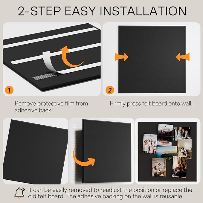 MaxGear Extra Large Bulletin Board 72" x 48", Pin Vision Board DIY Office & - Image 3