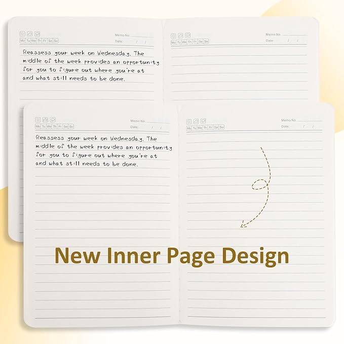 Ddaowanx 48 Pack Colorful Lined Notebooks, Journals in Bulk, 72 Pages, 36 Sheets,8.3x5.5 Inch, A5 Size, Travel Writing Notebooks Journal for Office School Supplie(Lined-48pack, 8 Colors)-DeskLoop Office