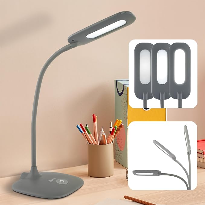 OttLite Soft Touch LED Desk Lamp, 3 Brightness Settings by Ottlite