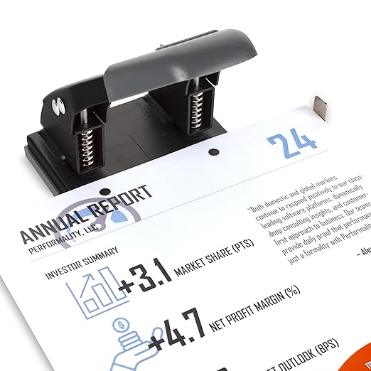 Swingline 2 Hole Punch, 28 Sheet Capacity Hole Puncher, Paper Punch, Low Effort - Image 6