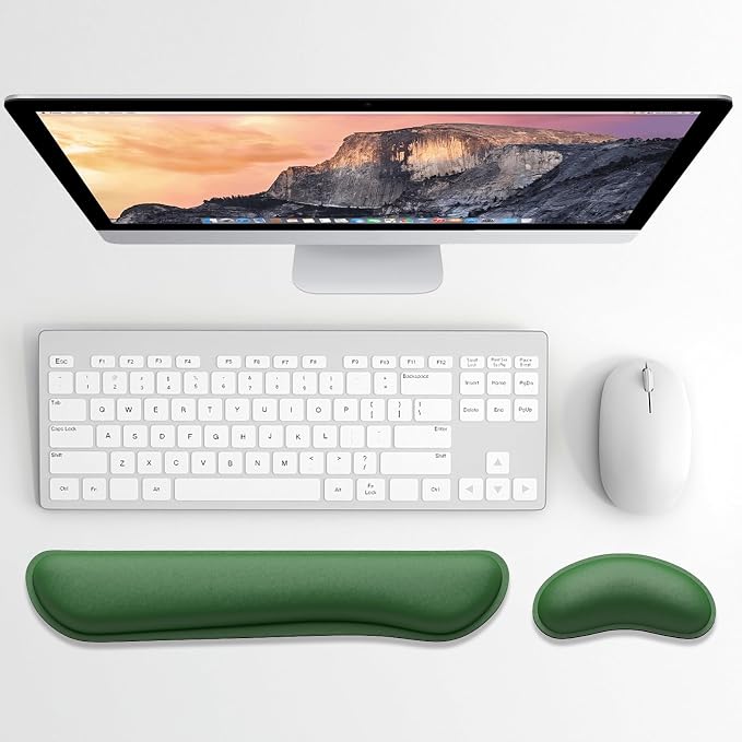 Dapesuom Enlarge Keyboard Wrist Rest, Memory Foam Wrist Cushion - Image 2