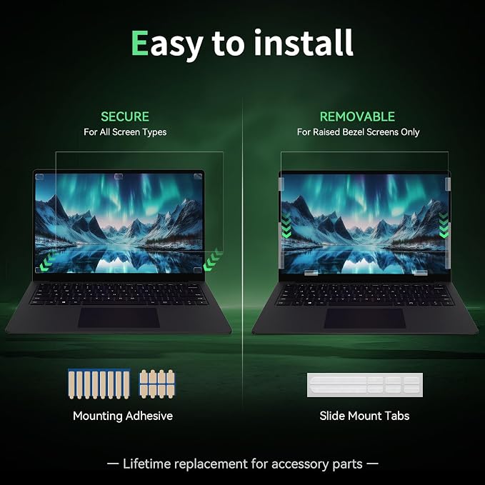 Laptop Privacy Screen 16 Inch, Laptop Screen Privacy Shield 16:9 Aspect Ratio - Image 5