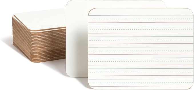 U Brands Dry Erase Lapboards, 24 Pack, Double-Sided Small Whiteboards by UBrands