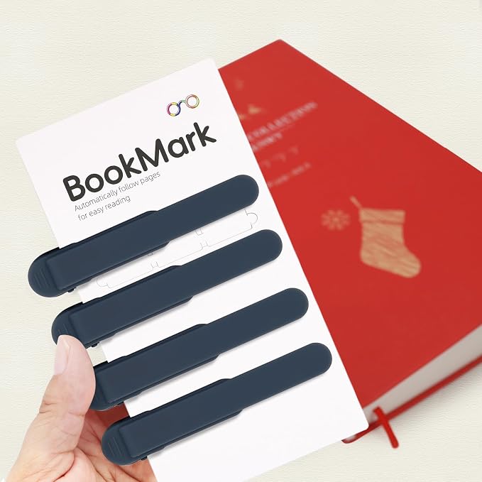 SMUK 4pcs Automatic Silicone Bookmarks - Image 5