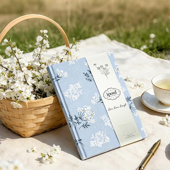 Floral Hardcover Journal for Writing, Lined Notebook for women, 200 Pages - Image 8