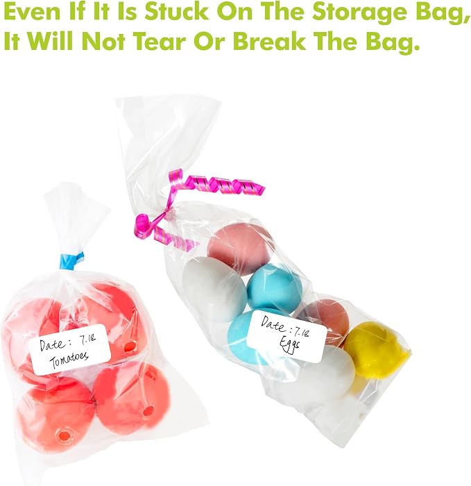 2000 Removable Freezer Labels, Water/Oil/Tear Resistant Blank Food Stickers - Image 7