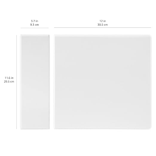 Amazon Basics 3 Ring Binders, 3 Inch D-Ring Organizer - Image 6