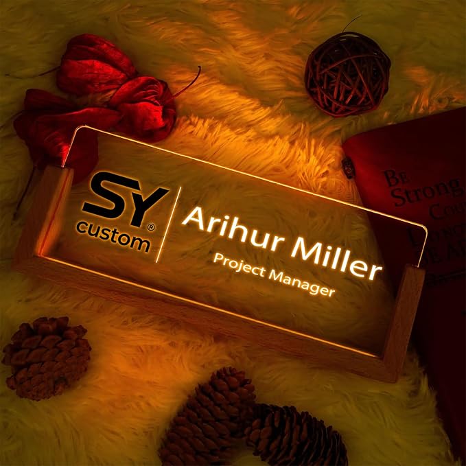 Custom Name Plate for Desk - Image 2