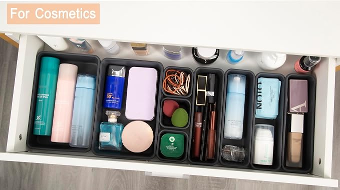 Kutesna 25 PCS Interlocking Desk Drawer Organizer Separator - Image 4