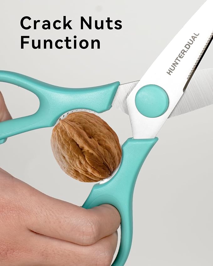 Kitchen Scissors for Food, HUNTER.DUAL Heavy Duty Come Apart Poultry Shears for - Image 3