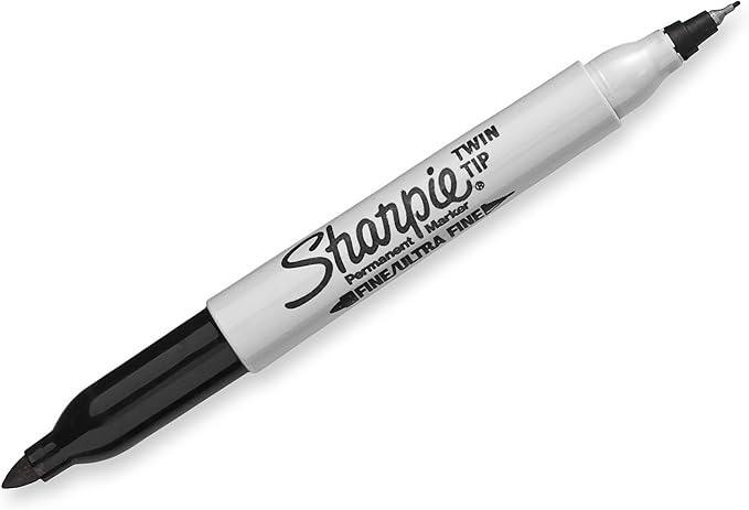 Sharpie Twin Tip Permanent Markers, Fine and Ultra Fine - Image 3