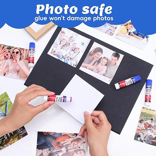 72 Pack Glue Sticks Bulk for Kids, Disappearing Purple Glue Sticks for Classroom and Teacher Supplies.Dries Clear, Non-Toxic, Washable, Back to School Supplies and Classroom Must Haves-DeskLoop Office