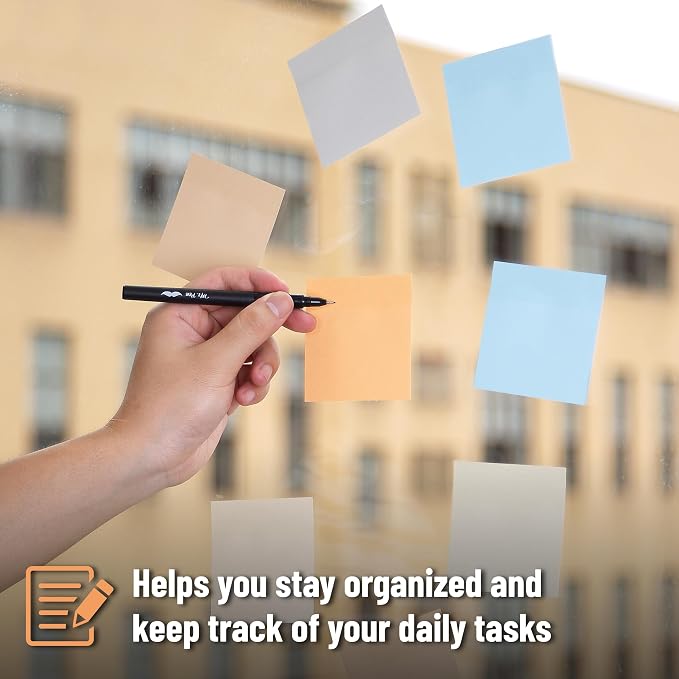 Mr. Pen- Sticky Notes, 12 Pads, 600 Sheets, Colorful | Sticky Notes Bulk - Image 3