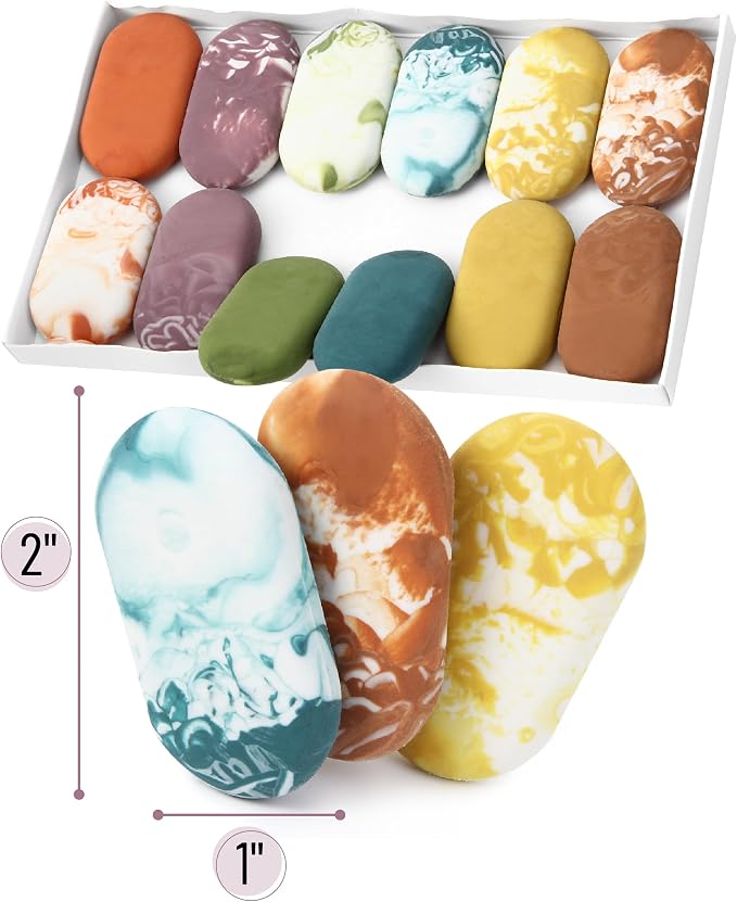 Mr. Pen- Marble Pencil Erasers, 12 Pack, Art Sketching, Clean Smudge-Free - Image 4