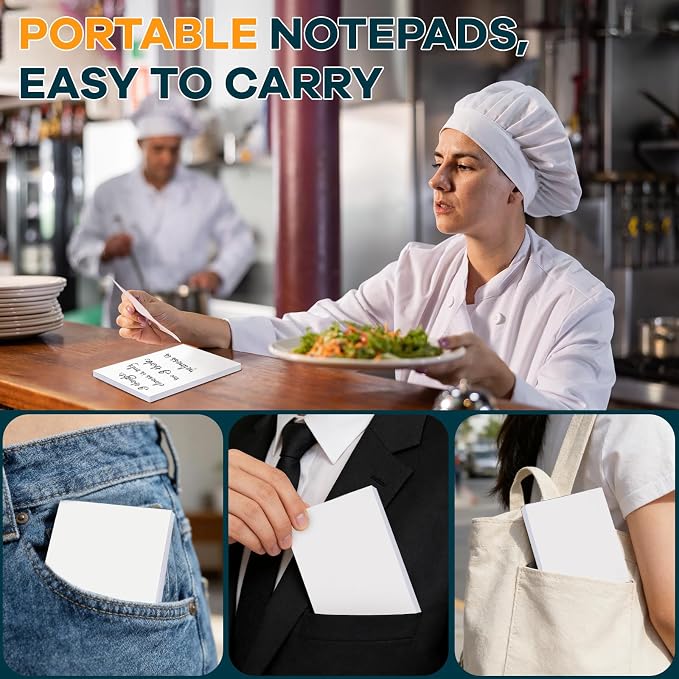 Beieverluck 20 Pack Note Pads 4x6, Small Notepads Memo Pads, 50 Sheets Per Note - Image 6