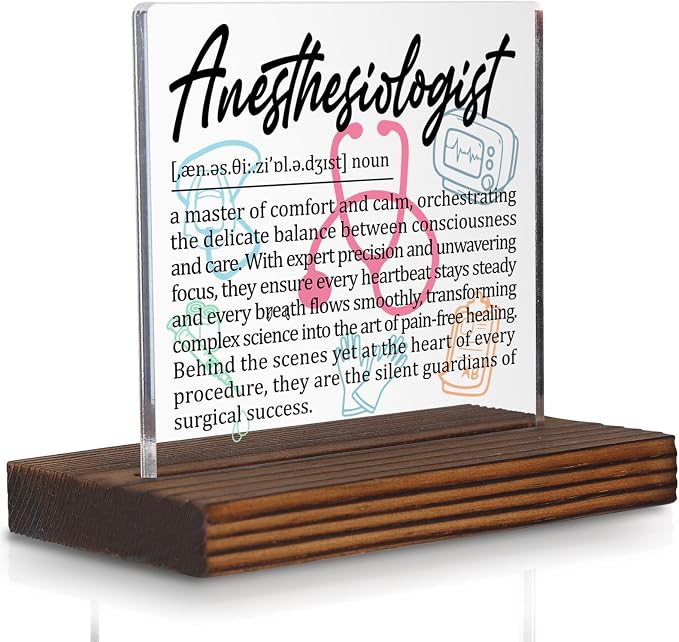 Anesthesiologist Gifts, Thank You Appreciation Gifts by Pariveca