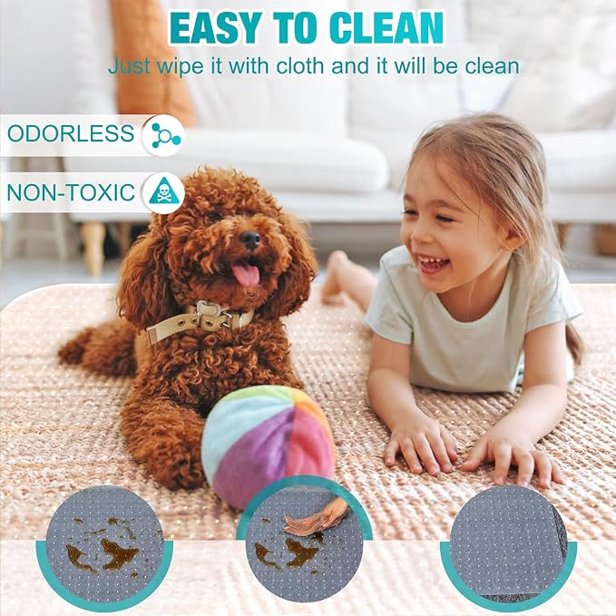 BesWin Office Chair Mat for Carpeted Floors, Easy Glide and Flat Without Curling - Image 6