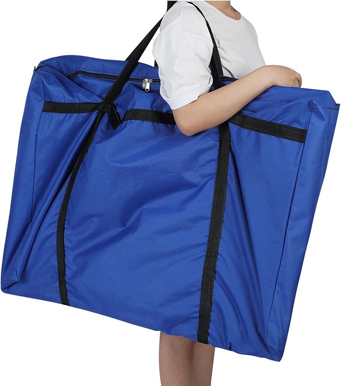 Paterr Trifold Poster Board with Storage Bag, Hook and Loop Fabric, Foldable 3 Panel Presentation Board for Science Fair and Exhibitions (Black,54 x 30 Inch)-DeskLoop Office