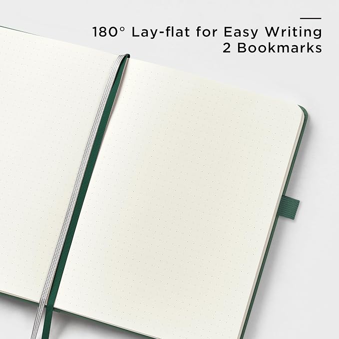 &And Per Se Dotted Journal Notebook, A5 Hardcover Leather Dotted Journal - Image 3