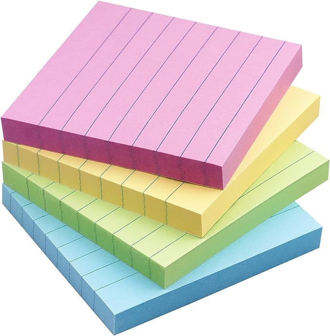 Lined Sticky Notes 3x3 Sticky Notes by EasternWolf