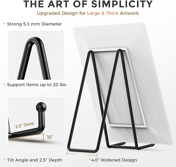 TR-LIFE 10 Inch Large Plate Stands - Image 3
